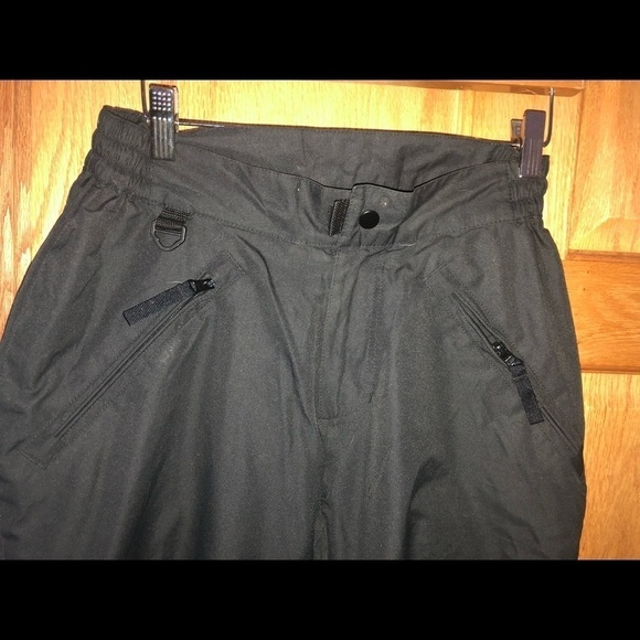 VTG TRBN Winterworks Ski Snow Board Black Insulated Pant Sz. S POCKETS Vintage - Picture 2 of 5
